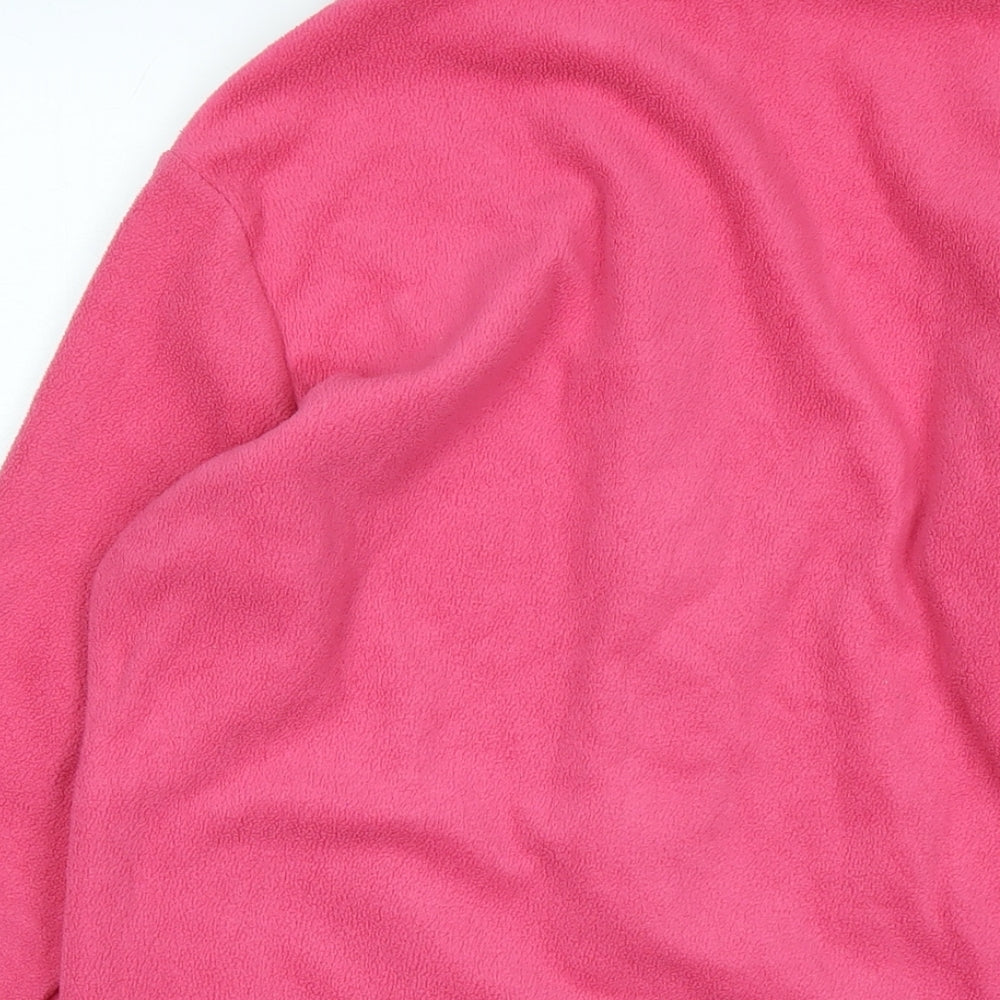 Marks and Spencer Womens Pink Jacket Size 10 Zip