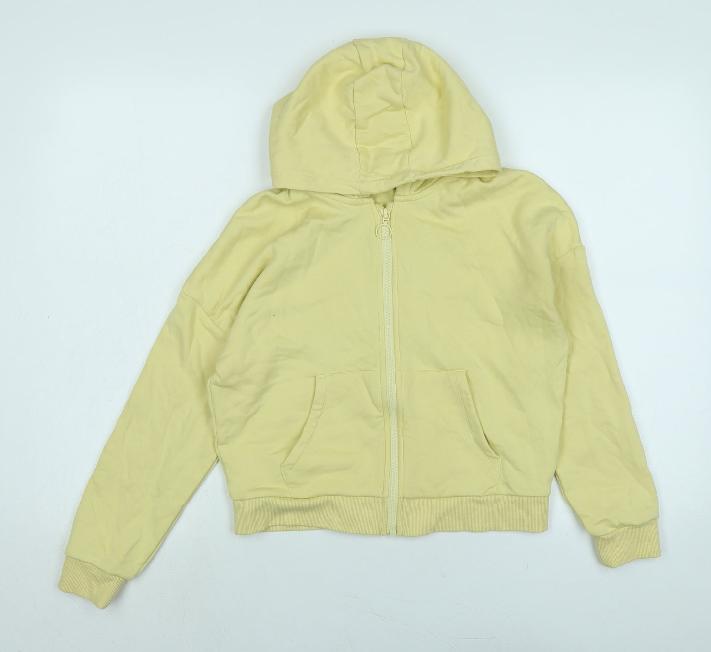 Marks and Spencer Girls Yellow Jacket Size 11-12 Years Zip