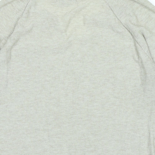 NEXT Womens Gold V-Neck Viscose Pullover Jumper Size 12