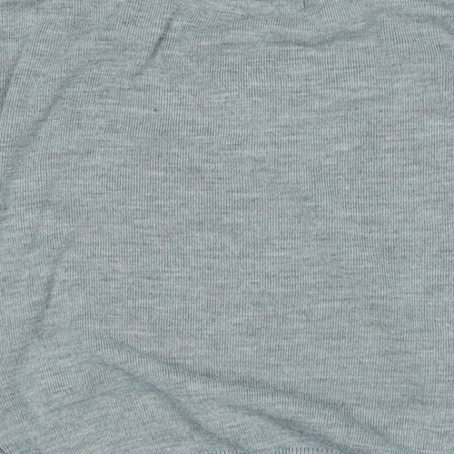 Unique 21 Womens Grey Boat Neck Acrylic Pullover Jumper Size 12