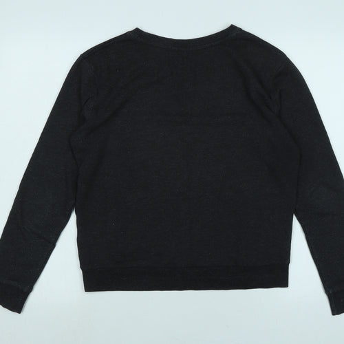 Divided Womens Grey Polyester Pullover Sweatshirt Size S