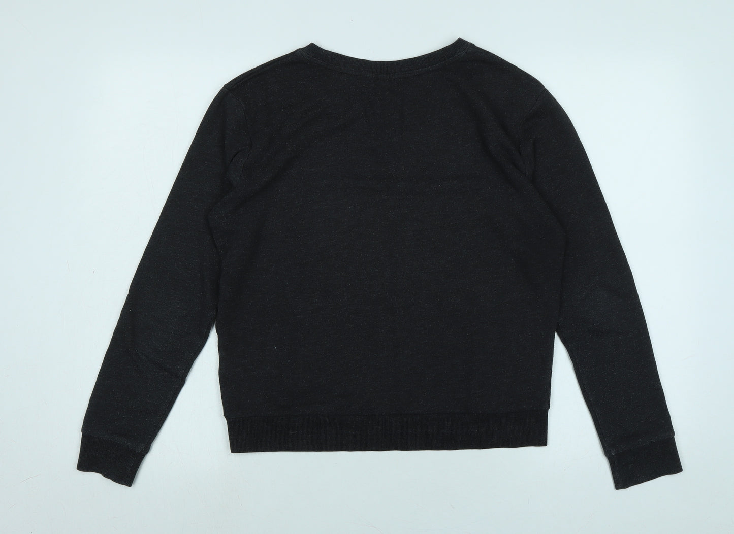 Divided Womens Grey Polyester Pullover Sweatshirt Size S