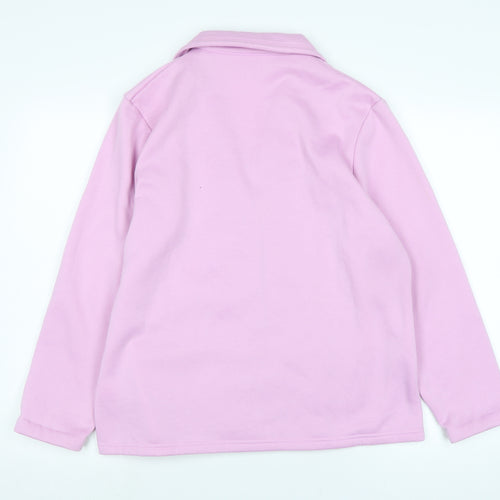 Damart Womens Purple Jacket Poncho Size 18 Button