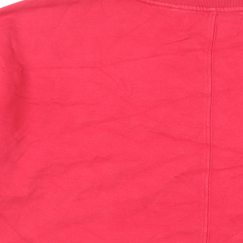 NEXT Womens Red Cotton Pullover Sweatshirt Size M Pullover
