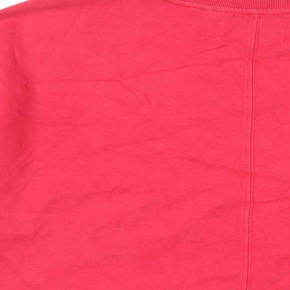 NEXT Womens Red Cotton Pullover Sweatshirt Size M Pullover