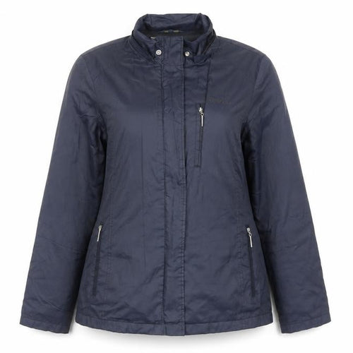 Maine New England Womens Blue Jacket Size 12 Zip - Lightweight Zipped Pockets