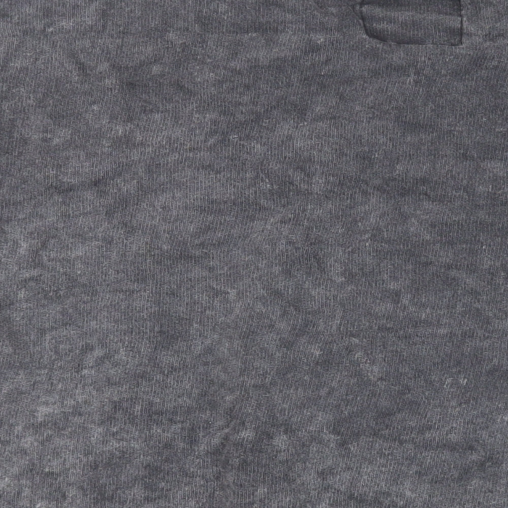 Boohoo Man Mens Grey Cotton Pullover Sweatshirt Size 4XL - Acid Wash