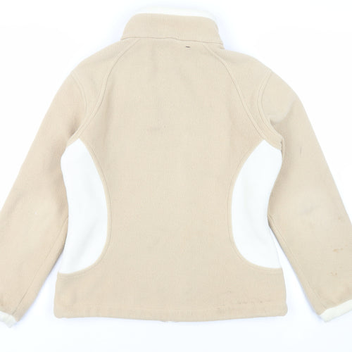 Marks and Spencer Womens Beige Jacket Size 10 Zip
