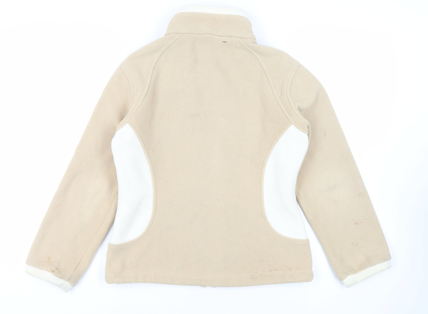 Marks and Spencer Womens Beige Jacket Size 10 Zip