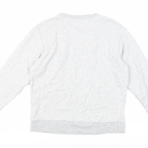 Marks and Spencer Womens Grey Cotton Pullover Sweatshirt Size S Pullover