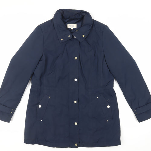 Marks and Spencer Womens Blue Jacket Size 12 Zip