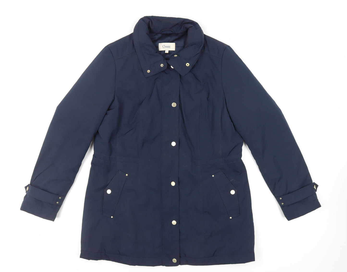 Marks and Spencer Womens Blue Jacket Size 12 Zip