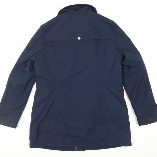 Marks and Spencer Womens Blue Jacket Size 12 Zip