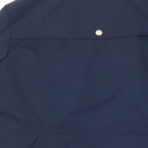 Marks and Spencer Womens Blue Jacket Size 12 Zip