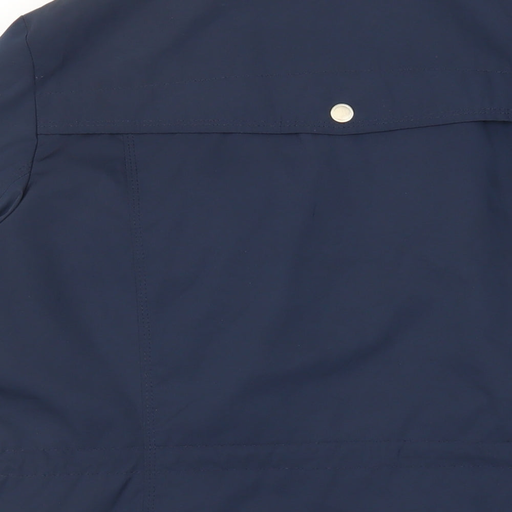 Marks and Spencer Womens Blue Jacket Size 12 Zip