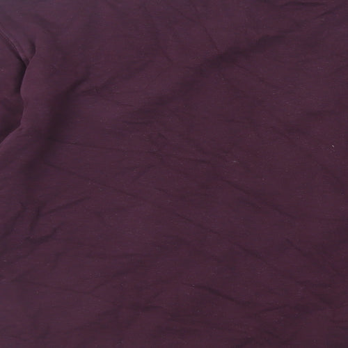 Marks and Spencer Womens Purple Cotton Pullover Sweatshirt Size S Pullover