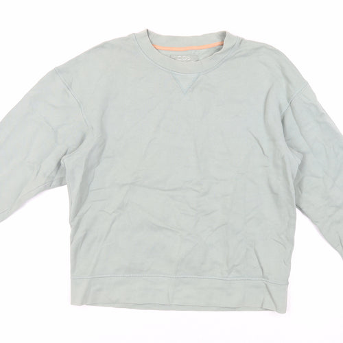 COS Womens Green Cotton Pullover Sweatshirt Size XS Pullover