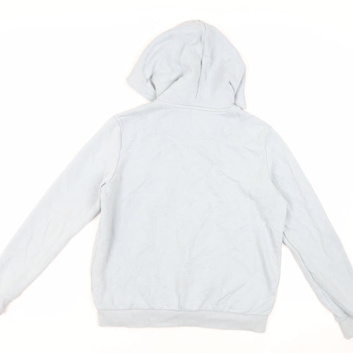 H&M Womens Blue Cotton Full Zip Hoodie Size S Zip - Pockets