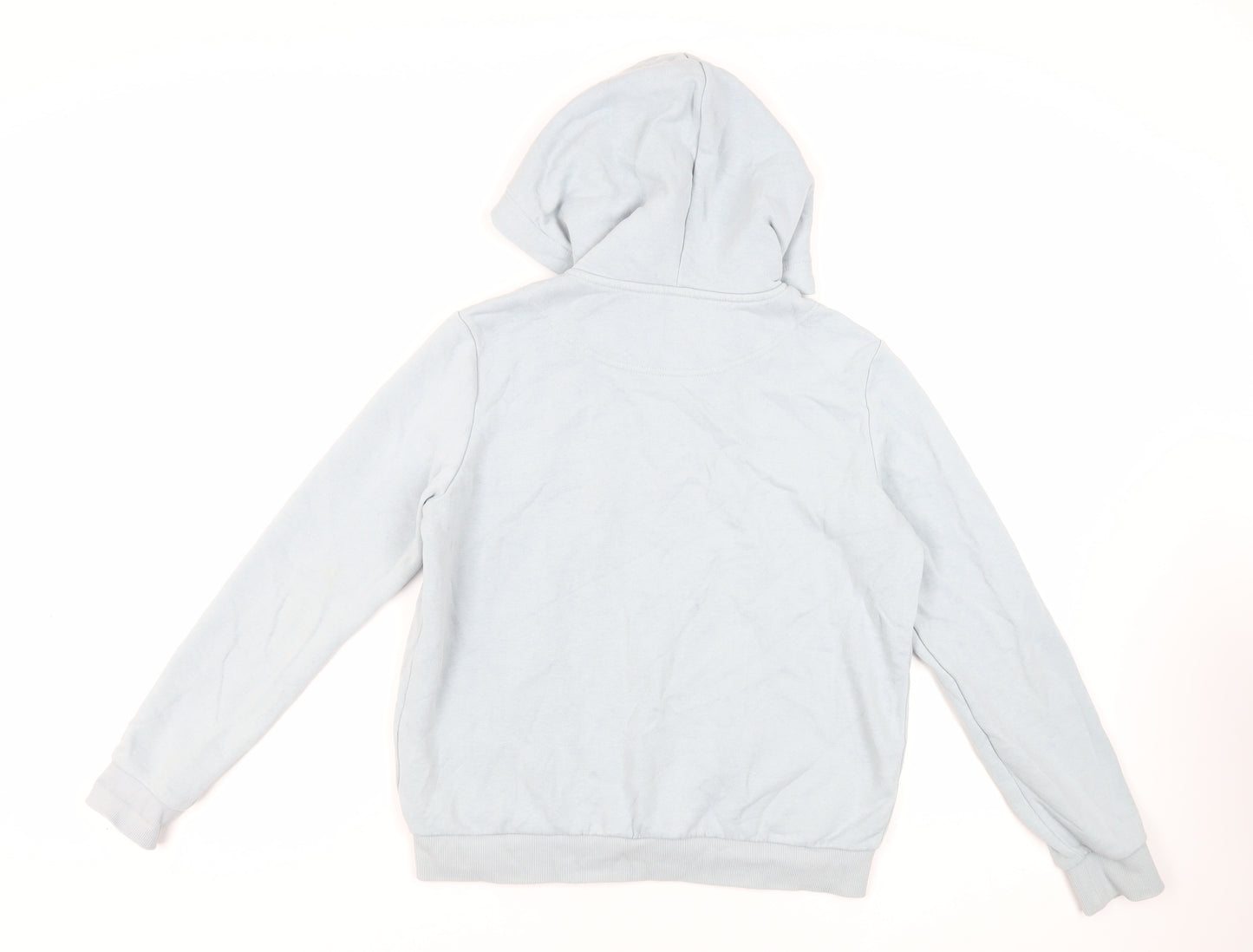 H&M Womens Blue Cotton Full Zip Hoodie Size S Zip - Pockets