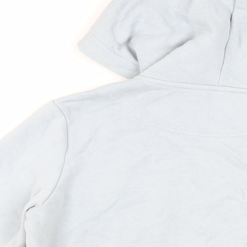 H&M Womens Blue Cotton Full Zip Hoodie Size S Zip - Pockets