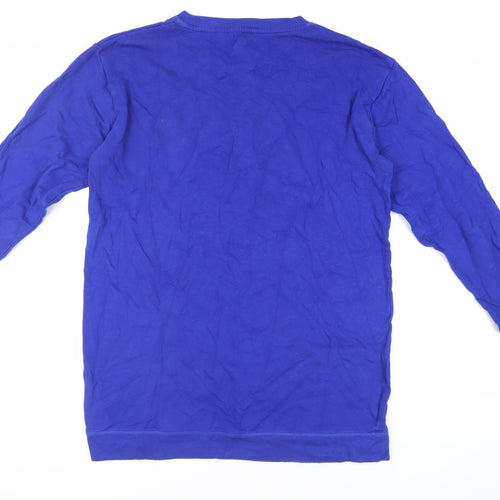 NEXT Womens Blue Cotton Pullover Sweatshirt Size 12 Pullover - California