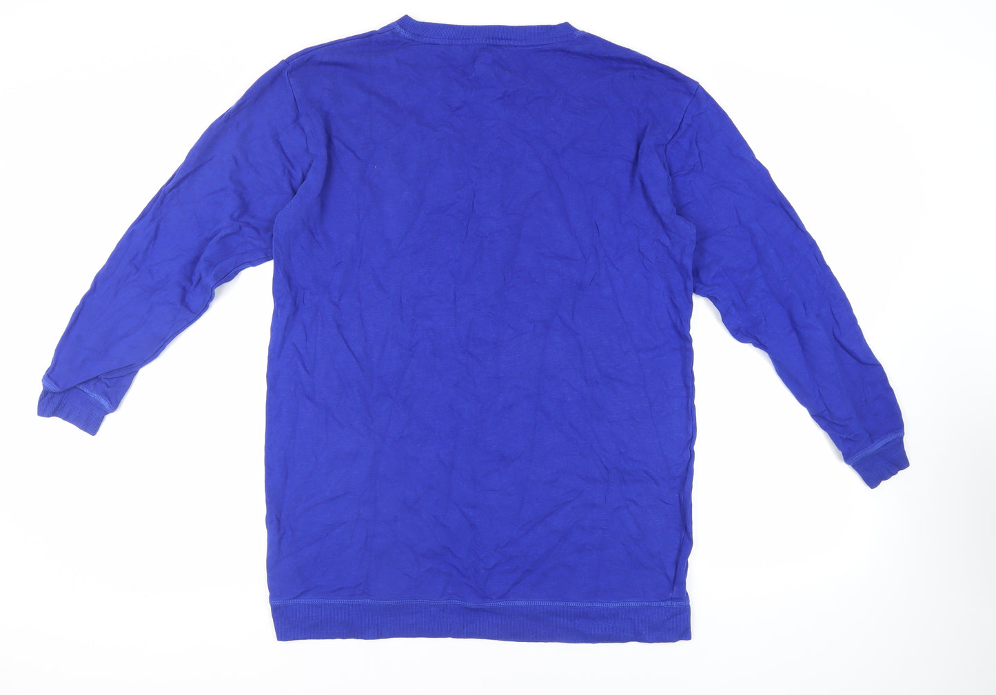 NEXT Womens Blue Cotton Pullover Sweatshirt Size 12 Pullover - California