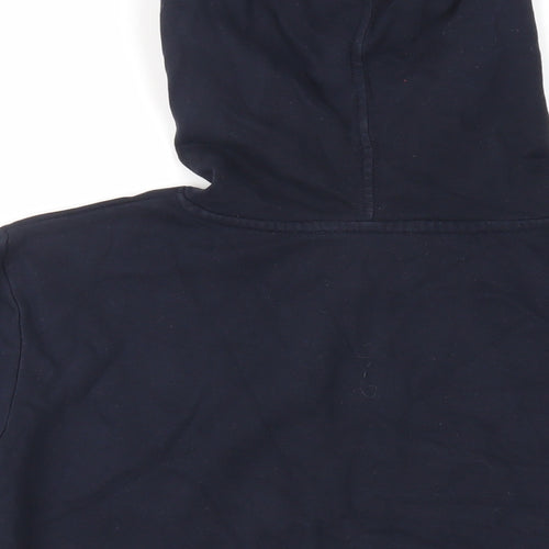 Marks and Spencer Womens Blue Cotton Pullover Hoodie Size S Pullover - Pockets