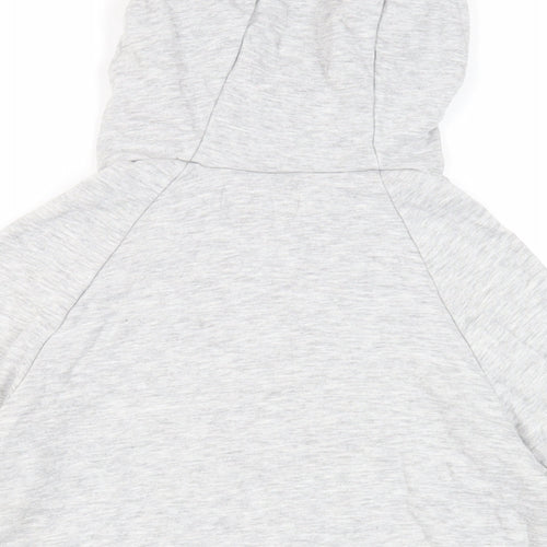 NEXT Boys Grey Cotton Pullover Hoodie Size 8 Years - Pockets