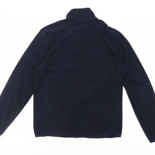 Marks and Spencer Mens Blue Jacket Size M Zip - Pockets