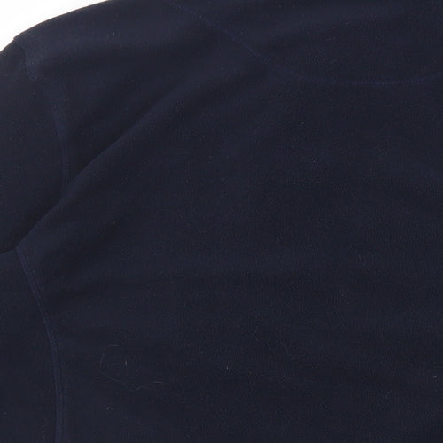 Marks and Spencer Mens Blue Jacket Size M Zip - Pockets