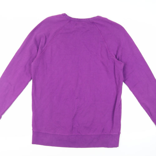 Shore Leave Mens Purple Cotton Pullover Sweatshirt Size M