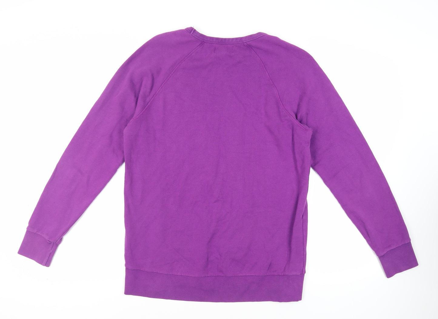 Shore Leave Mens Purple Cotton Pullover Sweatshirt Size M