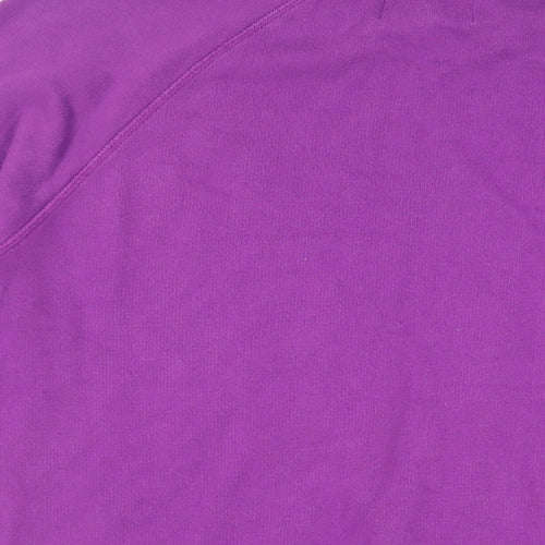 Shore Leave Mens Purple Cotton Pullover Sweatshirt Size M