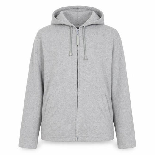 House of Fraser Womens Grey Cotton Full Zip Hoodie Size M Zip