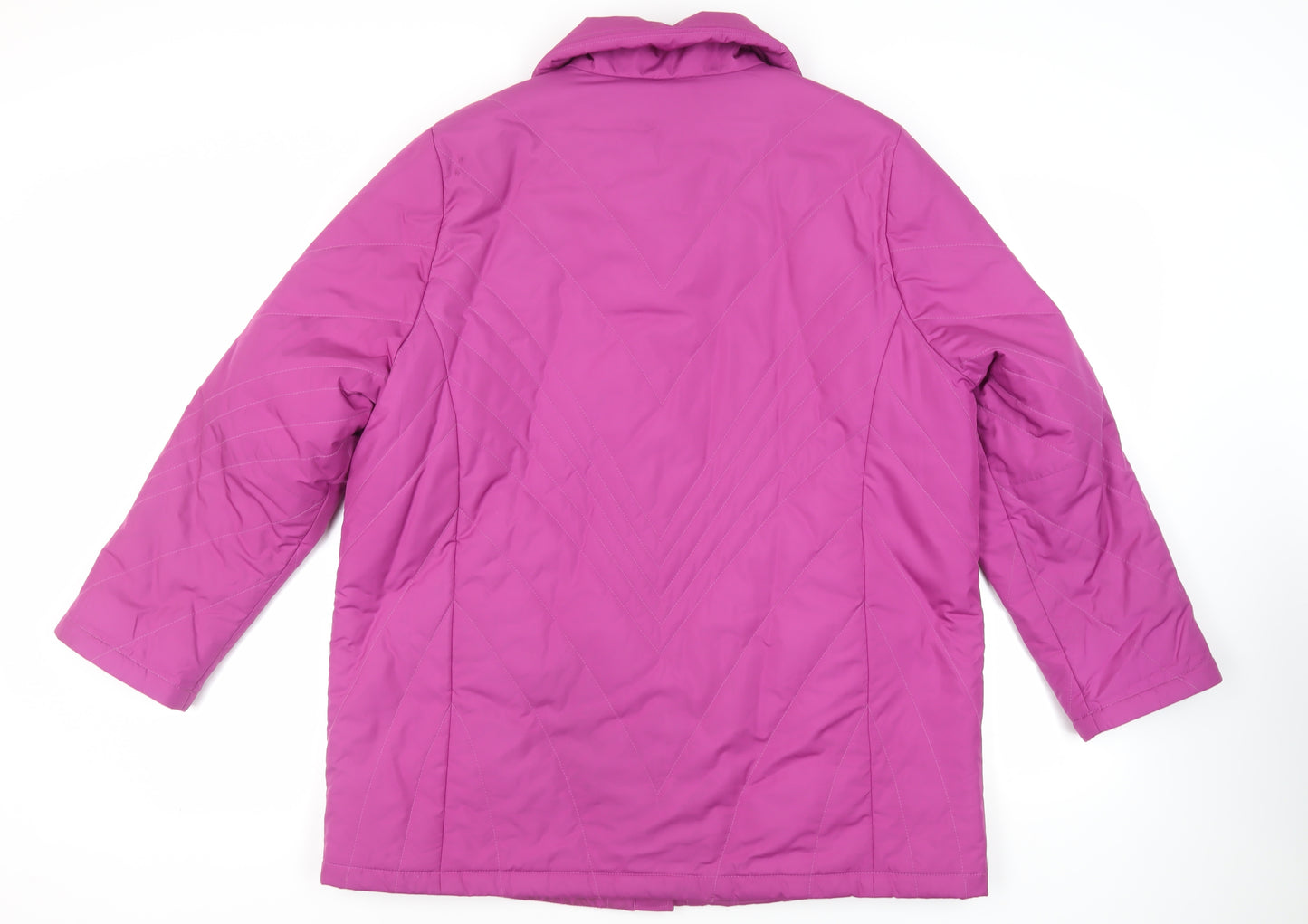 c.o.v.e.r! Womens Purple Jacket Size L Zip