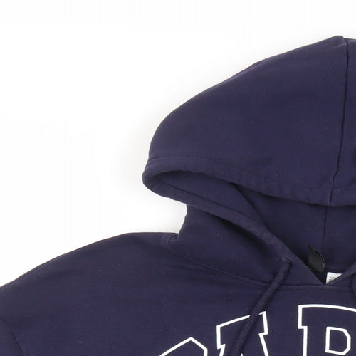 Divided by H&M Womens Blue Cotton Pullover Hoodie Size L Pullover - Paris