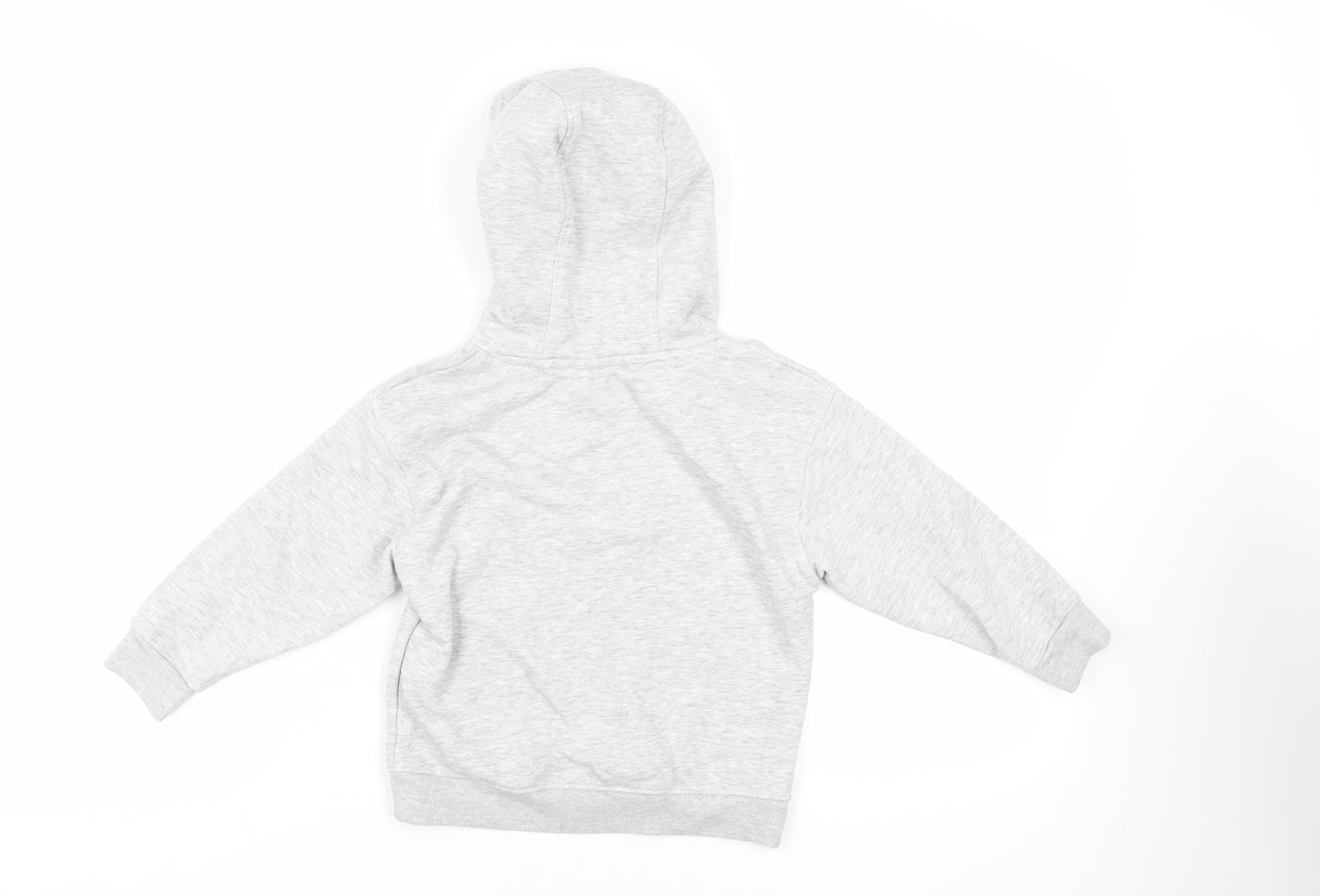 NEXT Boys Grey Cotton Pullover Hoodie Size 5 Years Pullover - Sports Car