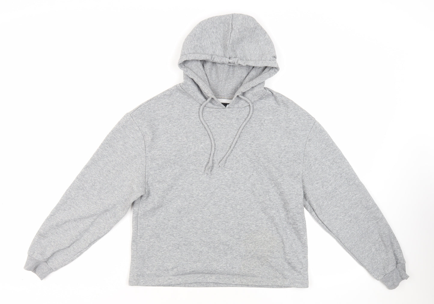 Pieces Womens Grey Cotton Pullover Hoodie Size XS Pullover