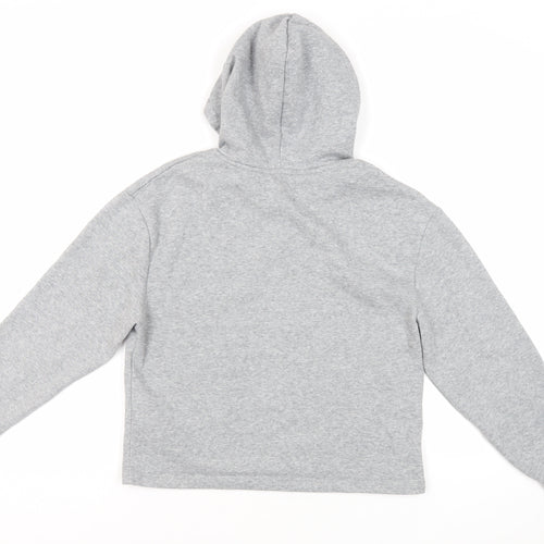 Pieces Womens Grey Cotton Pullover Hoodie Size XS Pullover