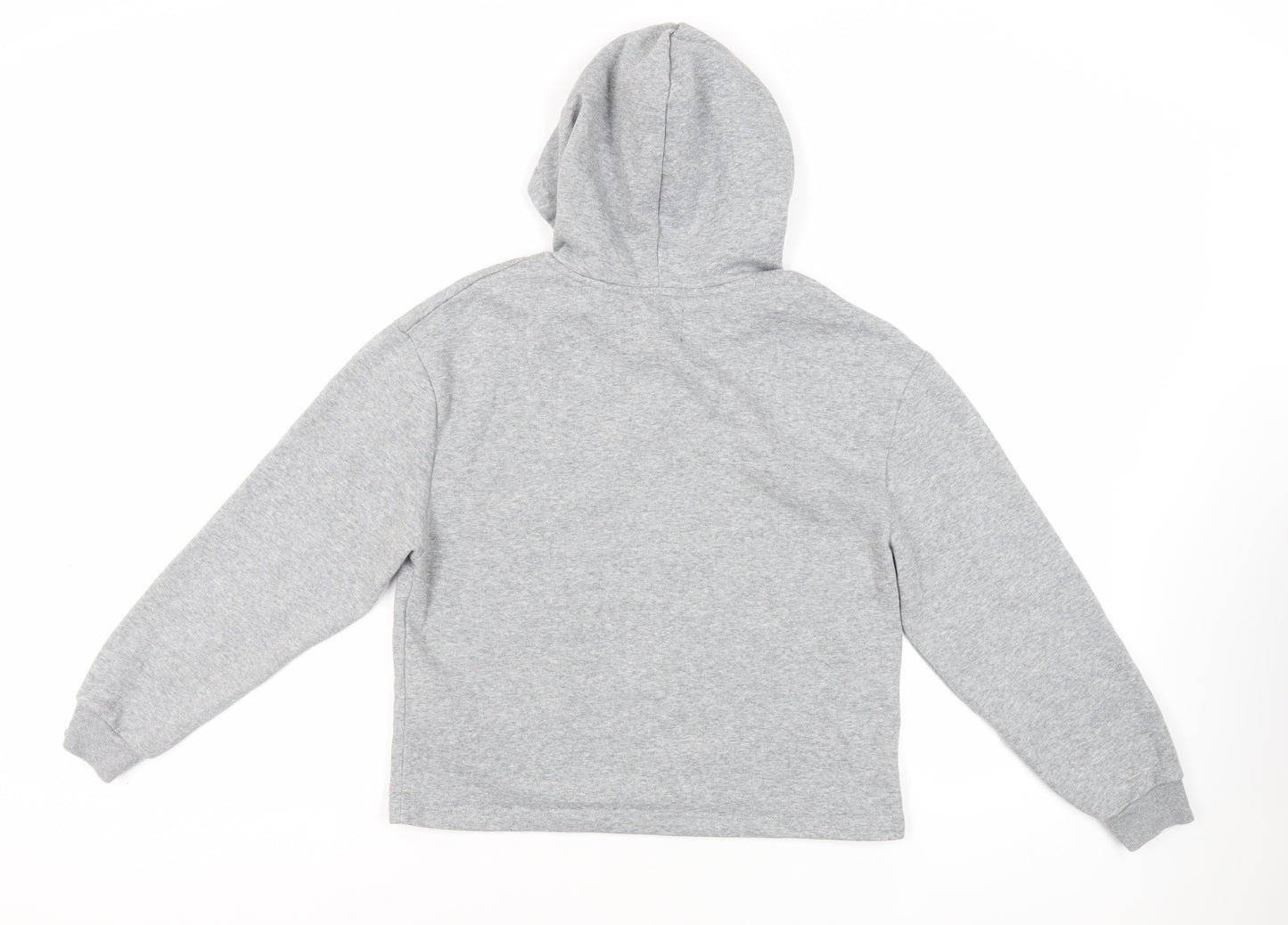 Pieces Womens Grey Cotton Pullover Hoodie Size XS Pullover
