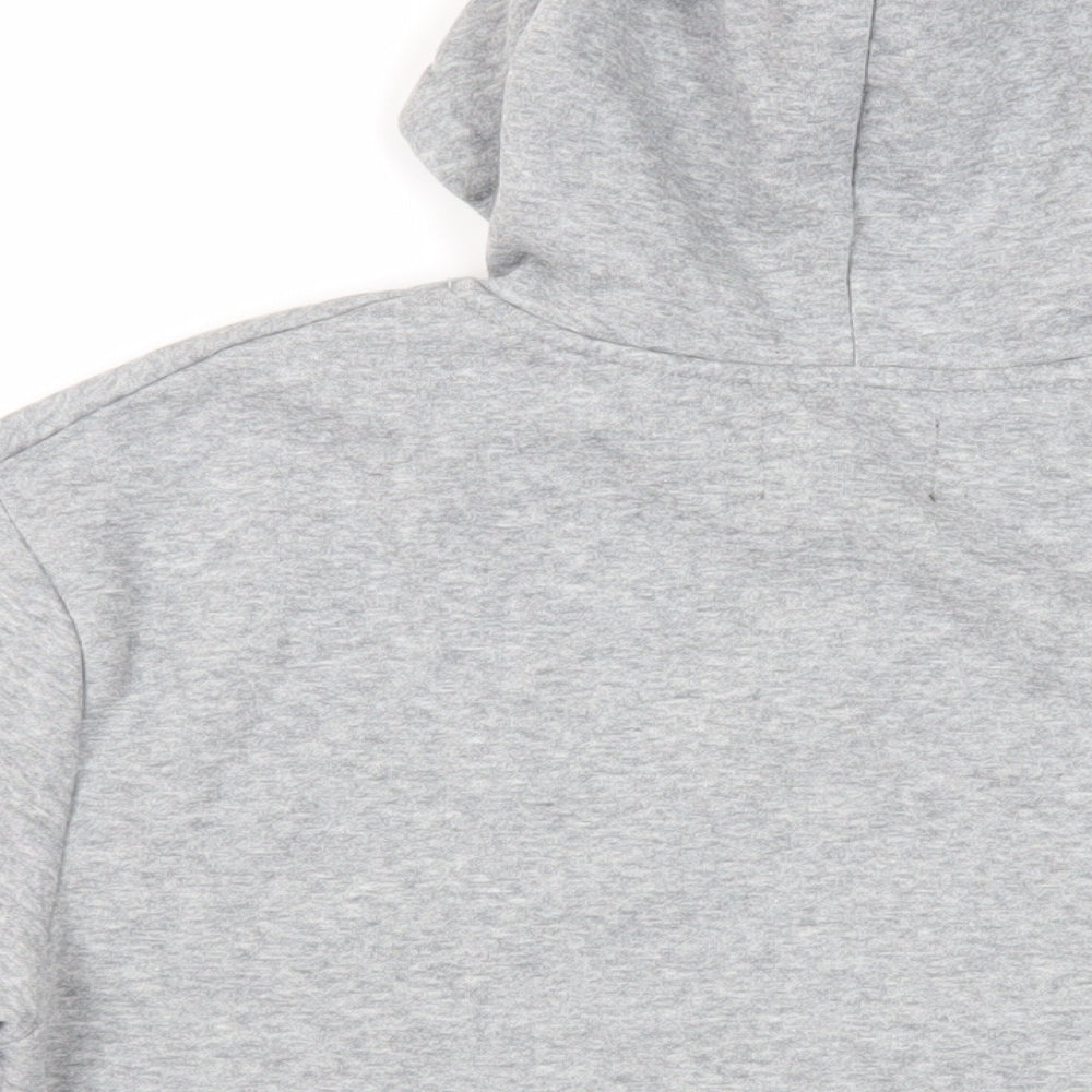 Pieces Womens Grey Cotton Pullover Hoodie Size XS Pullover