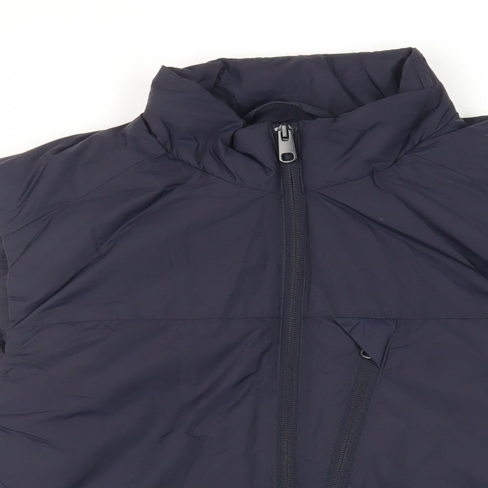 Marks and Spencer Mens Blue Gilet Jacket Size M Zip