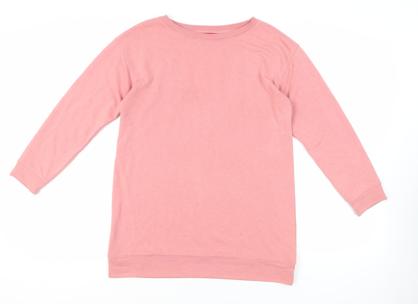 PDI Womens Pink Cotton Pullover Sweatshirt Size M Pullover