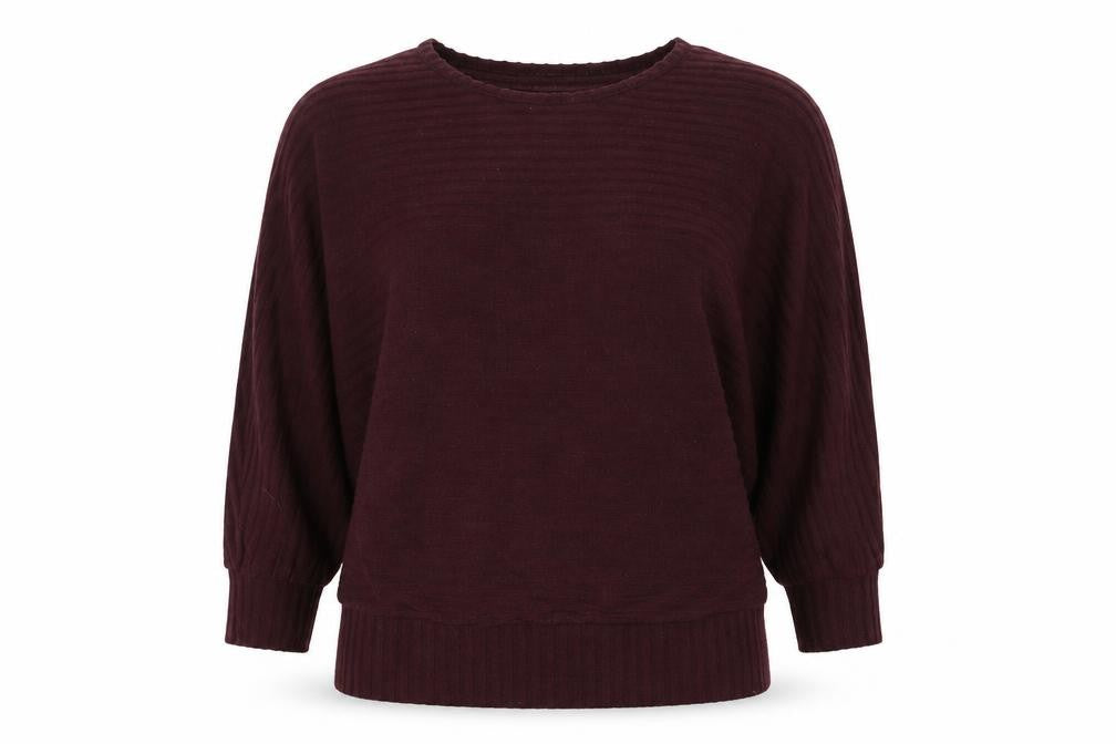 New Look Womens Red Polyester Basic T-Shirt Size M Round Neck