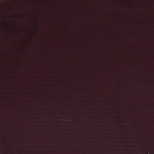 New Look Womens Red Polyester Basic T-Shirt Size M Round Neck