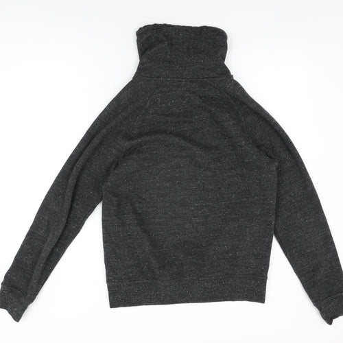 H&M Womens Black Cotton Pullover Sweatshirt Size S Pullover
