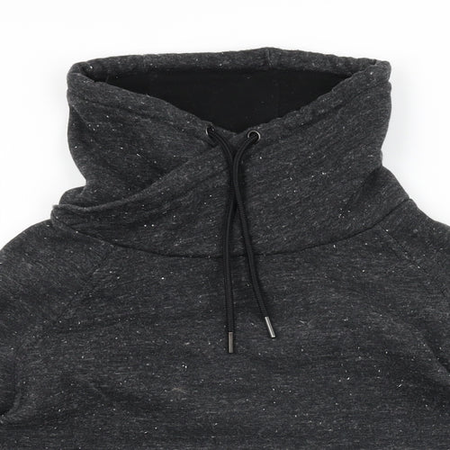 H&M Womens Black Cotton Pullover Sweatshirt Size S Pullover