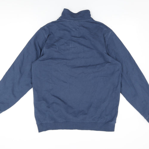 John Lewis Mens Blue Cotton Pullover Sweatshirt Size L