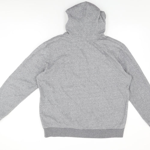 H&M Mens Grey Cotton Pullover Hoodie Size L - OR, U.S