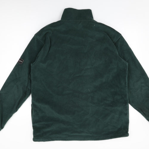Goose and Gander Mens Green Polyester Full Zip Sweatshirt Size XL